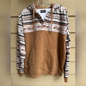 Hooey Aztec Print Hoodie